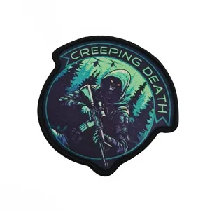 Taktisches Militär Moral Patch Klettverschluss Scharfschütze Aufnäher für Outdoor Ausrüstung