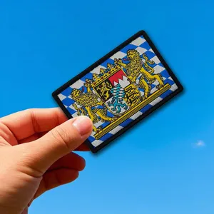Embroidered Bavaria coat of arms tactical patch badge for jackets, bags and apparel.