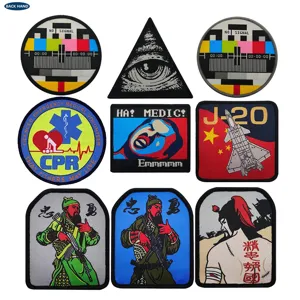 Tactical Morale Patch Embroidered Hook And Loop Badges Fun Pattern Military Armband For Backpacks Tactical Gear