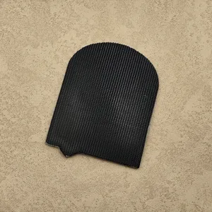 Tactical morale patch hook backing black fastener accessory for DIY backpack bag decoration
