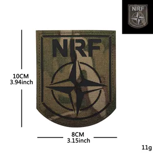 Τακτικό σήμα παραλλαγής NATO NRF 10x8cm με velcro για στρατιωτικά σακίδια πλάτης
