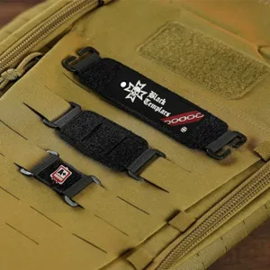 Conector de Correa MOLLE Táctico Correa de Extensión de Mochila Base de Parche de Nailon Gancho y Bucle Accesorio de Equipo de Chaleco