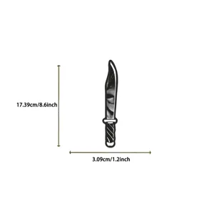 Creative knife shaped bookmark stationery black white decorative book marker reading tool