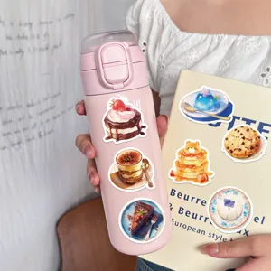 Dessert sticker pack, aesthetic waterproof graffiti stickers for journal, phone case, and diary decoration.