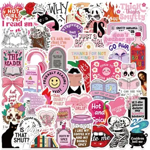Autocollants Graffiti Rose Imperméables Pack de Stickers en Vinyle Esthétique Pour Bagages Guitare Journal Ordinateur Portable Décoration DIY