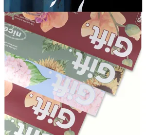 Waterproof floral wrapping paper for bouquet packaging, Korean style pearlescent film gift wrap.