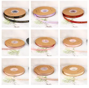 1cm gold foil ribbon for DIY flower bouquets, gift wrapping, bows and craft decoration.