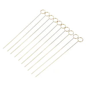 Goldene Metall Blumen Kartenhalter Picks, Draht Memo Fotoclips für Blumenstrauß und Grußkarten.