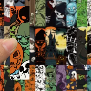 Halloween Papier Lesezeichen 30er Set gruselige süße dekorative Buchmarken für DIY Handwerk