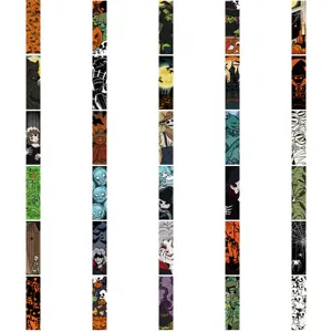 30 Stk Halloween Papier Lesezeichen Set, gruselige dekorative DIY Buchmarken zum Lesen Geschenke.
