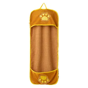 Pet Absorbent Towel Quick Drying Thickened Bath Towel Cute Paw Print Hand Wipe Towel For Dogs And Cats Pet Supplies