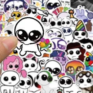 Cute TBH creature cartoon stickers waterproof vinyl decals for water bottle laptop luggage 50pcs