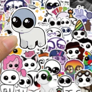 Cute cartoon TBH creature waterproof stickers pack for journal, water bottle, and luggage.