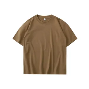 Camiseta manga corta lisa para hombre suelta casual básica hip hop retro superior