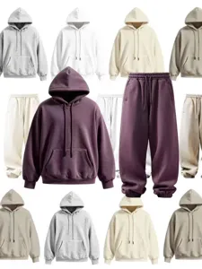 Unisex Casual Παχύ Βελούδο Hoodie Φαρδύ Μονόχρωμο Μακριά Μανίκια Χειμερινά Ζεστά Ρούχα