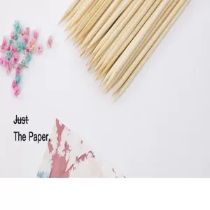 Bâtons de fleurs en bois naturel bricolage bouquet brochettes bambou matériel tige