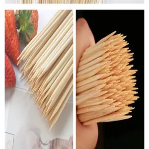 Piques en bambou en bois pour arrangements floraux, bouquets de fleurs DIY et grillades.