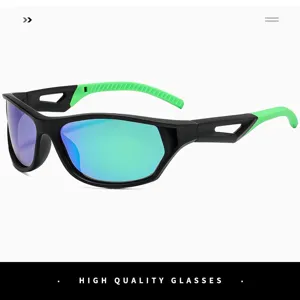 Gafas de sol de ciclismo deportivas Y2K para hombres mujeres aire libre pesca sol