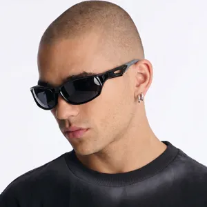 Gafas de Sol Deportivas Y2K para Hombre Mujer Envolventes Gafas de Sol para Ciclismo al Aire Libre PC Polarizadas Gafas