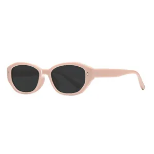 Retro Cat-Eye Sonnenbrille für Damen und Herren, stilvoller rosa Rahmen UV-Schutz.