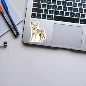 Adesivo impermeabile con animale selvatico africano per decorazione di laptop e chitarra.