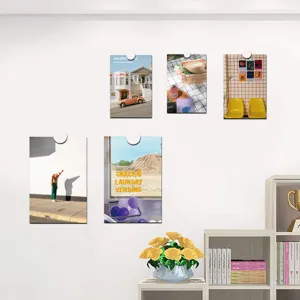 Set di carte decorative da parete, poster cartoline ispiratrici per camera da letto 10pz