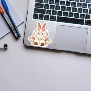 Süßer Cartoon Motten wasserdichter Aufkleber für Laptop, Skateboard, Tagebuch und Gitarre.