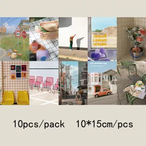 Set di cartoline decorative estetiche 10 pezzi 10x15 cm quadri da parete per casa