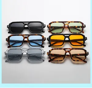 Modische Piloten-Sonnenbrille mit Pfeil-Detail für Damen und Herren, coole Retro-Fassung.