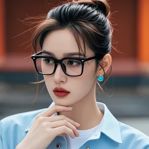 Unisex TR90 Anti Blaulicht Quadratischer Brillenrahmen Modische Planglasbrille Für Augenschutz Ohne Stärke