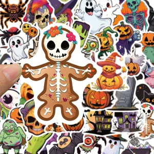 Halloween waterproof graffiti stickers pack for skateboard phone case water bottle decoration