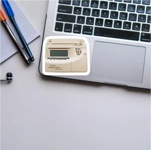 Vintage cash register sticker aesthetic retro electronic device waterproof decal for laptop.