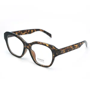 Occhiali tartarugati luce blu retro montatura ottica trasparente elegante donna chic