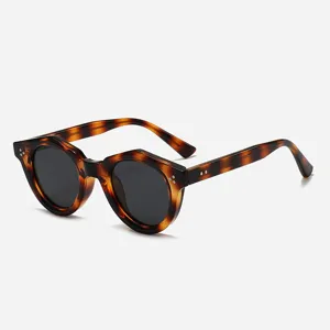 Japanische Vintage polarisierte Sonnenbrille für Damen und Herren, Retro Schildpatt dicker Rahmen.