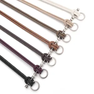 Damen Mode PU Leder Schmaler Gürtel Mit Zinklegierung Metallring T-Verschluss Verstellbares Taillenseil Lässiger Dekrativer Hüftgurt Für Kleid Pullover