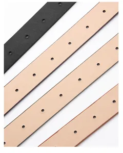Women leather belt set stylish retro decorative waist strap casual jeans skirt accessories
