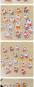 Cute cartoon horse acrylic brooch badge creative festival gift accessory details view