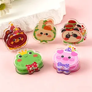 Süßer Cartoon Acryl Epoxidharz Memo Clip Doppelseitig Tier Foto Dokumenten Organizer Halter Papier Clip Büro Schreibwaren Kreatives Kleines Geschenk