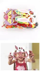Kinder Osterei Brille Party Deko süße Hasen Küken Form Kostüm Brillenrahmen neu - Top