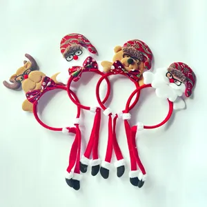 Bandeau de Noël mignon Père Noël bonhomme de neige cerf accessoires cheveux fête