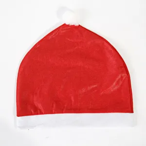 Copertura poggiatesta seggiolino auto Natale tessuto non tessuto rosso cappello Babbo