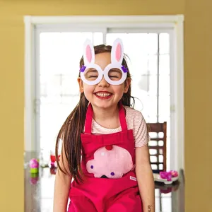 Kinder Ostern Hasenohren Brille süße Party Kostüm Requisiten festliche Hasen Brille Rahmen