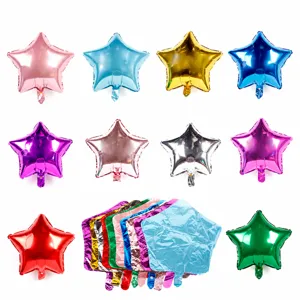 18 inch star aluminum foil balloon for birthday party wedding decoration festive supplies