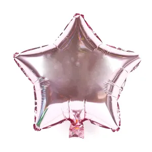 Pink Star Foil Balloon Metallic Mylar Balloons for Birthday Wedding Party Decor 18 Inch
