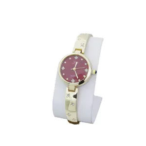 Reloj de cuarzo para mujer lujo elegante pulsera pedrería moda casual reloj dorado