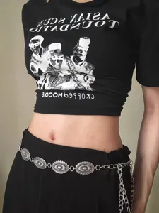Chaine de taille en metal boheme vintage pour femme style western mode accessoire de ceinture.