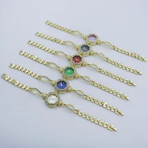 Fashion Women Flower Shaped Quartz Watch Luxurious Rhinestone Chain Link Bracelet Watch Elegant Alloy Casual Wrist Watch For Lady Gift