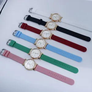 Women's silicone watch casual fashion quartz watch simple small digital dial student timepiece