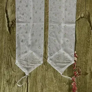 White mesh rhinestone gloves sexy fingerless long gloves party performance crystal gloves