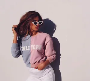 Retoro weiße Katzenauge Sonnenbrille für Damen, vintage polarisierte Sonnenbrille, Gesicht.